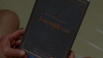 The book Leaves of Grass written by Walt Whitman of Walter White (Bryan Cranston) in the series Breaking Bad (Season 5 Episode 8)