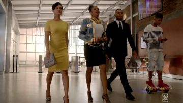 Sneakers high tops red "Future" Maison Margiela of Hakeem Lyon (Bryshere Y. Gray) in Empire S02E01