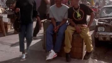 The Jordan retro 6 infra red worn by Johnny Stewart in Mo Money