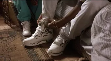 Sneakers Reebok white Bishop (Tupac Shakur) in the movie Juice