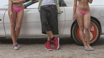 Shoes Supra suede skytop red in Spring Breakers