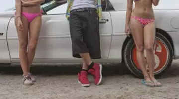 Shoes Supra suede skytop red in Spring Breakers