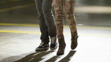 The pair of Vans Old Skool Black/White in Sexy Dance 4 : Miami Heat