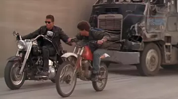 The pair of Nike Air Jordan V sneakers worn by John Connor in the movie Terminator 2: Judgment Day