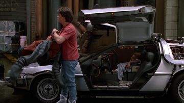 Shoes Nike Bruin low Red Swoosh Marty McFly (Michael J. Fox) in Back to the future II