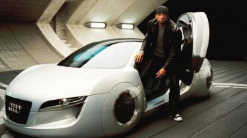 The Converse black leather Will Smith in I, Robot