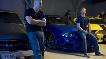 Los zapatos negros Puma Suede de Brian O'Conner (Paul Walker) en Fast & Furious 4