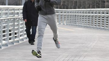 Nike Zoom Vomero 9 sneakers worn by Michael B. Jordan on the set of Creed: The Legacy of Rocky Balboa