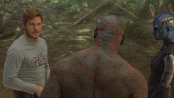 La camiseta de Star Lord (Chris Pratt) en Guardianes de la Galaxia Volumen 2