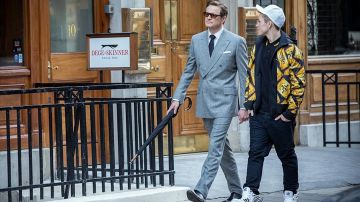Zapatillas Adidas aladas de Eggsy (Taron Egerton) en Kingsman: Secret Service