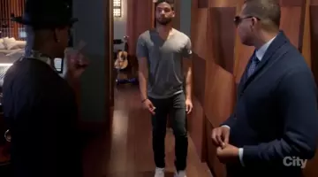 Les sneakers Adidas Stan Smith de Jamal Lyon (Jussie Smollett) dans Empire S02E05