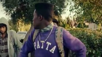 Sweatshirt purple "PATTA" of Malcolm in Dope