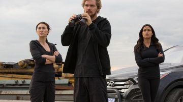 La Hyundai Santa Fe Sport 2.4L noire aperçue dans Iron Fist