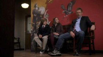 The pair of Nike Shox 2:45 of Hugh Laurie in Dr. House