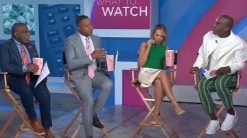 Scotch & Soda Amsterdam Couture Pin Stripe Trouser worn by Chris Witherspoon as seen in Today on August 13, 2025