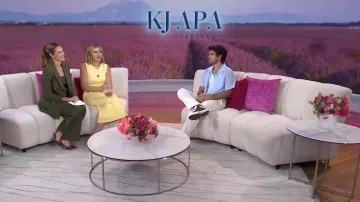 Steve Madden Alliance Pointed Toe Pump worn by Erin Andrews as seen in Today with Jenna & Friends on  August 13, 2025