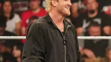 WWE Raw 2025 Logan Paul Black Track Jacket worn by Logan Paul in Full Raw highlights: May 19, 2025