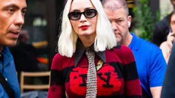 Emily Blunt Le diable s’habille en Prada 2 Haut en maille (Emily Blunt) dans Le diable s’habille en Prada 2