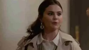 Only Murders in the Building S03 Mabel Mora Trench Coat worn by Mabel Mora (Selena Gomez) in Only Murders in the Building (S03)