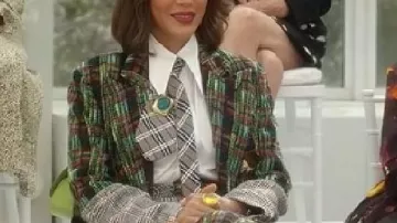 Plaid Coat worn by Lisa Todd Wexley (Nicole Ari Parker) in And Just Like That S03