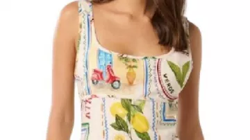 The Bold and the Beautiful Printed Mini Dress worn by (Laneya Grace) as seen in The Bold and the Beautiful (S39E04)