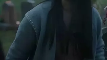 Resident Alien Cardigan worn by Asta Twelvetrees (Sara Tomko) as seen in Resident Alien (S04E10)