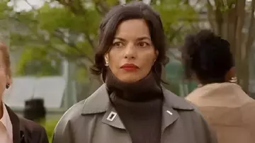 This Leather Coat worn by Seema Patel (Sarita Choudhury) in And Just Like That… (S03E12)
