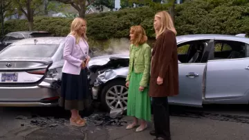 Cinq a Sept Lucie Boucle Audette Jacket worn by Mary (Jayma Mays) as seen in Leanne (S01E15)