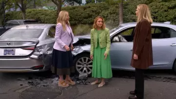 Franco Sarto Shauna Flats worn by Mary (Jayma Mays) as seen in Leanne (S01E15)