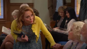 Ulla Johnson Adeline Floral Silk Maxi Dress worn by Mary (Jayma Mays) as seen in Leanne (S01E15)