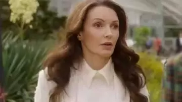 And Just Like That White Coat worn by Charlotte York (Kristin Davis) as seen in And Just Like That… (S03E12)