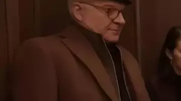 Only Murders in the Building S5 Steve Martin Brown Coat of Charles-Haden Savage (Steve Martin) in Only Murders in the Building (S05E10)