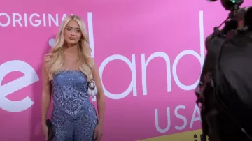 Alexander Wang Small Orb Shoulder Bag worn by Kaylor Martin as seen in Love Island: Beyond the Villa (S01E01)