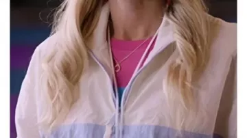 My Life Is Murder S5 Tri-Color Striped Anorak Jacket of Alexa Crowe (Lucy Lawless) in My Life Is Murder (S05E01)