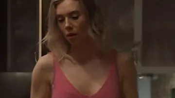 Night Always Comes Pink Tank Top usado por (Vanessa Kirby) como se ve en Night Always Comes