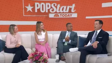 Reebok Club C 85 Lace-Up Mens Sneakers worn by Carson Daly as seen in Today on August 18, 2025