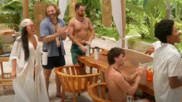 Lunettes de soleil rondes en métal portées par Katya comme on le voit dans Are You My First ? (S01E02)