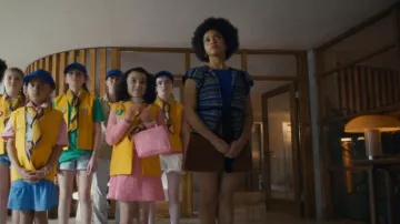 Ba&sh Flace Short-Sleeve Vest worn by Tess (Djouliet Amara) as seen in Irish Blood (S01E01)