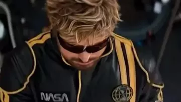 Ryan Gosling The Fall Guy Mono de cuero negro usado por Colt Seavers (Ryan Gosling) en The Fall Guy