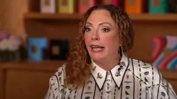 Camilla El Valle de las Reinas Camisa usada por Nicole Eckels como se ve en Today el 20 de agosto de 2025