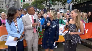 Jupe crayon Prabal Gurung portée par Ariana Madix comme on le voit dans Today le 21 août 2025