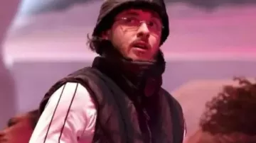 Chaleco acolchado Jack Harlow del espectáculo de medio tiempo de Acción de Gracias en Jack Harlow Actuación completa del espectáculo de medio tiempo