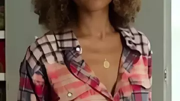 Sullivans Crossing S3 Sydney Mix Print Plaid Shirt Sydney Mix Print Plaid Shirt worn by Sydney Shandon (Lindura) in Sullivan's Crossing (S03E10)