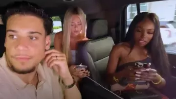 Fashion Nova City Nights Mesh Cut Out Maxi Dress - Black/combo worn by JaNa Craig as seen in Love Island: Beyond the Villa (S01E07)