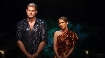 Alexandre Vauthier Minivestido de un solo hombro usado por Kaitlyn Bristowe como se ve en ¿Eres mi primero? (S01E07)