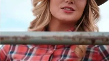 Natalie Sharp Red Plaid Shirt worn by Cole Walter (Noah LaLonde) in My Life with the Walter Boys (S02E01) ||My Life With The Walter Boys S2 Natalie Sharp Red Plaid Shirt