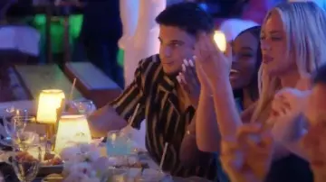 Fashion NOva Peyton Textured Shirt - Black/Combo worn by Kenny Rodriguez as seen in Love Island: Beyond the Villa (S01E01)