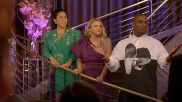 Chemise orchidée imprimée Alexander McQueen portée par Paul Carrick Brunson comme on le voit dans Celebs Go Dating