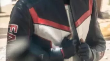 Black Leather Jacket of Mr. Terrific (Edi Gathegi) in Superman