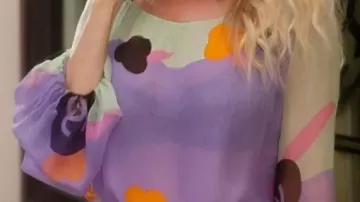 Printed Blouse worn by Carrie Bradshaw (Sarah Jessica Parker) in And Just Like That… (S03)